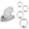 Cage de chasteté Beam 6 x 3cm Transparente